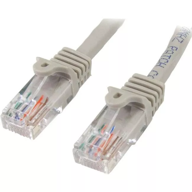 StarTech 45PAT5MGR 5m Cat5e Patch Cable with Snagless RJ45 Connectors