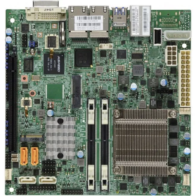 Supermicro MBD-X11SSV-M4F-B Server Motherboard - Socket BGA-1440 - Intel C236 - 2x DDR4 - RAID - 1x M.2 - Mini ITX