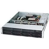 Supermicro CSE-825TQC-600LPB Chassis - 2U - 7x LP Expansion Slot - 600 W - EATX Support - 8x 3.5