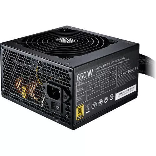 Cooler Master MPY-6501-ACAAG-US MWE Gold 650 - Power Supply - 650 W