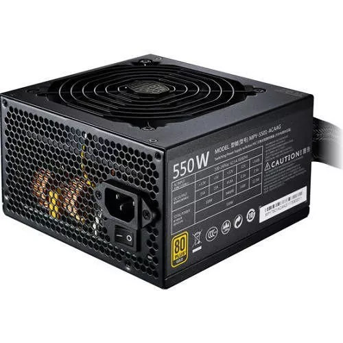 Cooler Master MPY-5501-ACAAG-US MWE Gold 550 Power Supply - 550 W