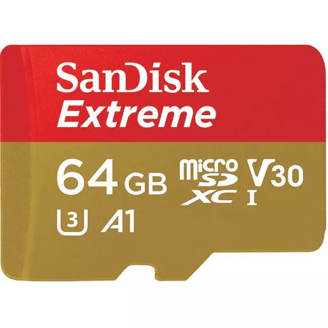 SanDisk SDSQXVF-064G-AN6MA Extreme 64 GB UHS-I microSDXC