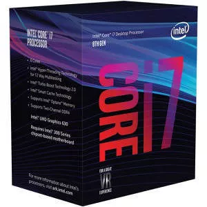 Intel CM8068403358316 Core i7 i7-8700 Processor - 65 W - 3.20 GHz - Socket H4 LGA-1151 - 6 Core