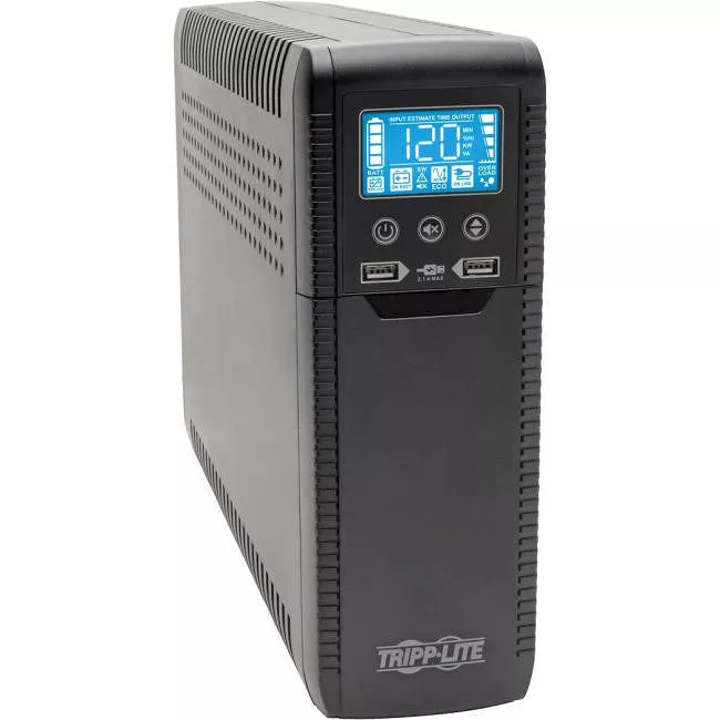 Tripp Lite ECO1300LCD UPS Line Interactive UPS with USB and 10 Outlets - 120V 1300VA 720W 50/60 Hz AVR ECO Series ENERGY STAR V2.0