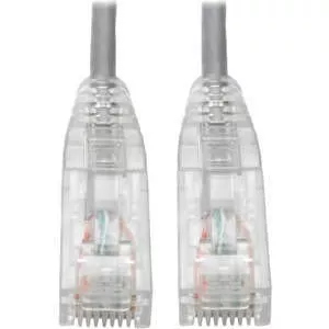 Tripp Lite N201-S07-GY 7 ft Cat6 UTP Patch Cable (RJ45) -M/M, Gigabit, Snagless, Molded, Slim, Gray