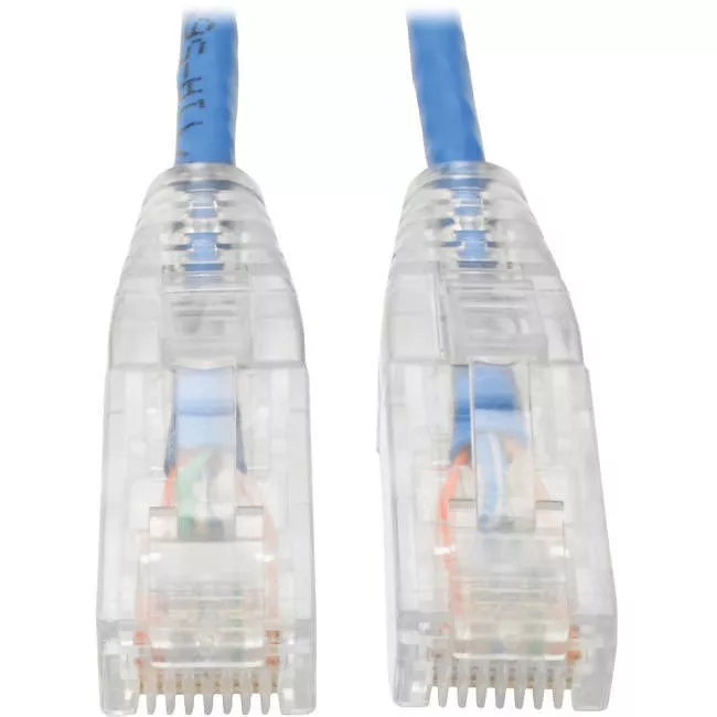 Tripp Lite N201-S10-BL 10' Cat6 UTP Patch Cable (RJ45) - M/M, Gigabit, Snagless, Molded, Slim, Blue