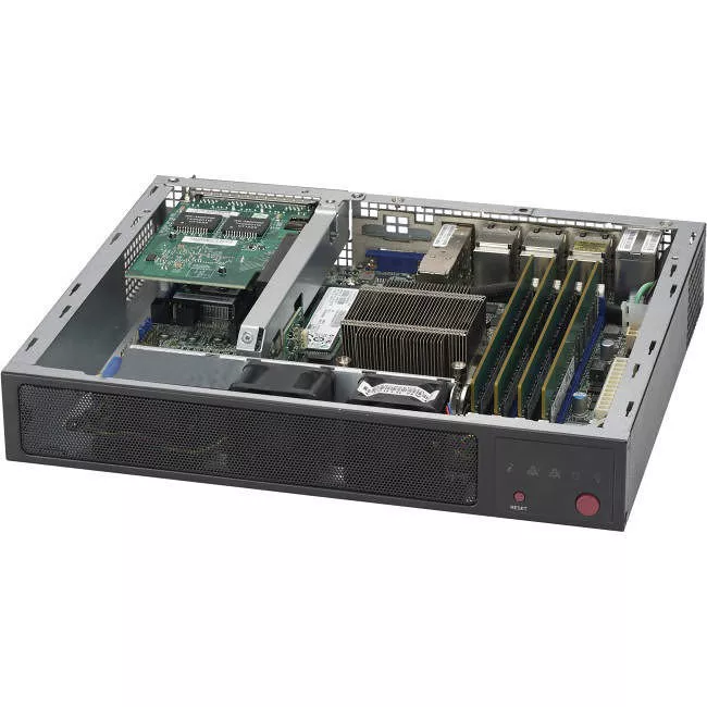 Supermicro SYS-E300-9A 1U Mini PC Server - 1X Intel Atom C3858 12 Core 2 GHz DDR4 SDRAM - 84 W