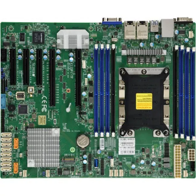 Supermicro MBD-X11SPI-TF-B Server Motherboard - 1x Socket P LGA-3647 - Intel C622 - 8x DDR4 - RAID - 1x M.2 - 2x PCIe x16 - ATX