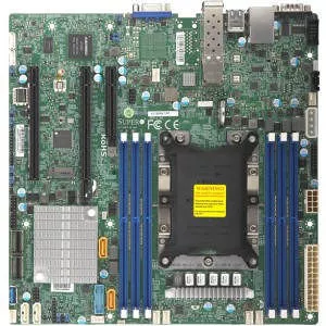 Supermicro MBD-X11SPM-TPF-B Server Motherboard - 1x Socket P LGA-3647 - Intel C622 - 6x DDR4 - RAID - 1x M.2 - 2x PCIe x16 - Micro ATX