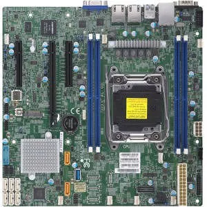 Supermicro MBD-X11SRM-F-O Server Motherboard - 1x Socket R4 LGA-2066 - Intel C422 - 4x DDR4 - RAID - 1x M.2 - 1x PCIe x16 - Micro ATX