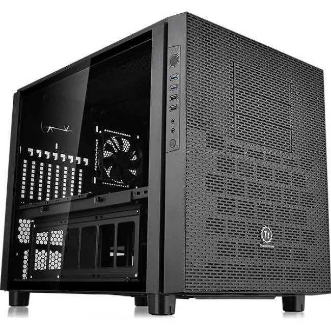 Thermaltake CA-1E8-00M1WN-02 Core X5 Tempered Glass Edition Cube Case - Cube - Black