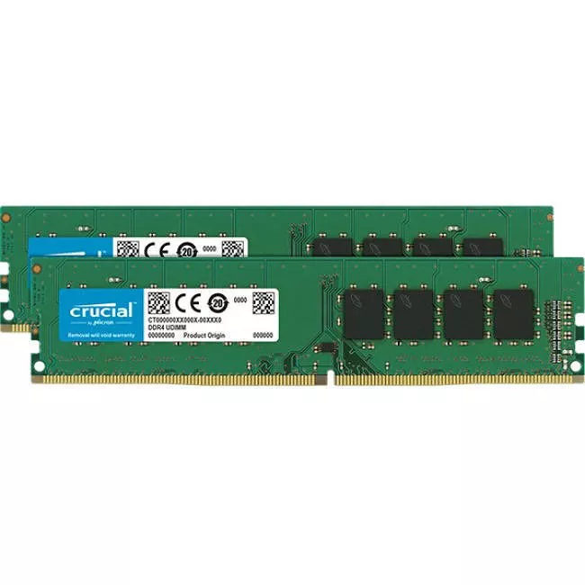 Crucial CT2K16G4DFD8266 32GB Kit (2 x 16GB) DDR4-2666 DIMM - 2666 MHz - Non-ECC - Unbuffered