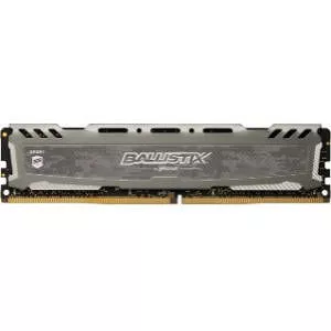 Crucial BLS16G4D26BFSB Ballistix Sport LT 16 GB DDR4-2666 Memory - DIMM - Unbuffered - Non-ECC - 1.20 V - 2666 MHz