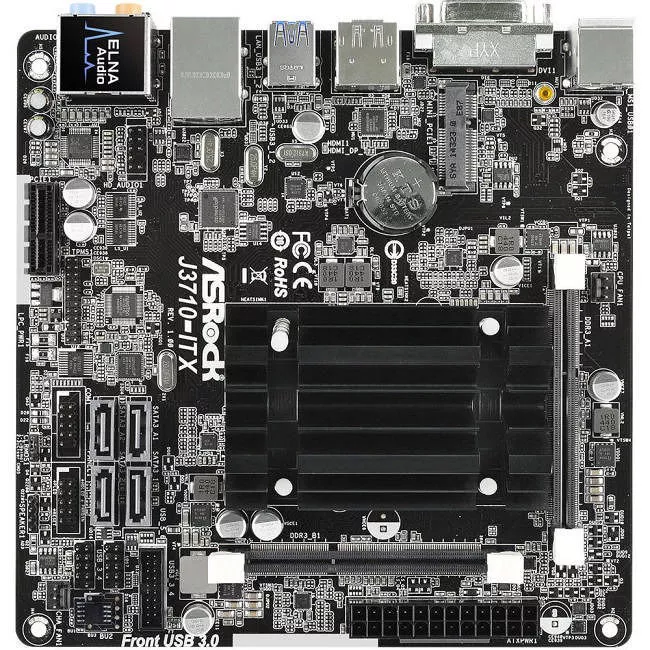 ASRock J3710-ITX Desktop Motherboard - Intel 2x DDR3L | DDR3 - Mini ITX