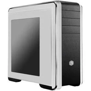 Cooler Master CMS-693-WWN1-V2 CM 690 III Computer Case - Mid-tower - White, Black - Polymer, Mesh