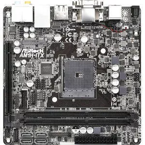 ASRock AM1H-ITX Desktop Motherboard - AMD Chipset - Socket AM1 - Mini ITX