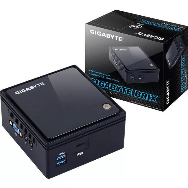 GIGABYTE GB-BACE-3160 BRIX Ultra Compact Computer - Intel Celeron J3160 1.60 GHz DDR3L SDRAM