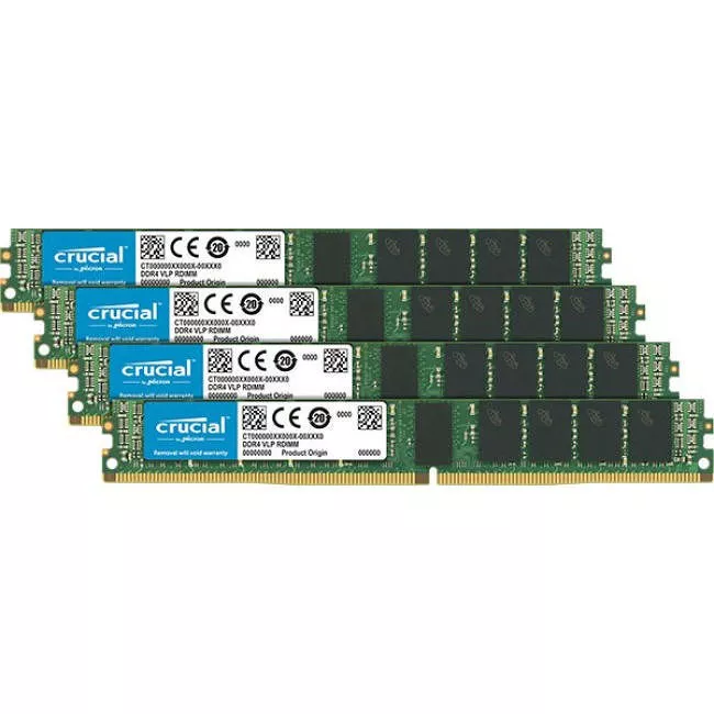 Crucial CT4K16G4VFS4266 64GB Kit (4 x 16GB) DDR4-2666 RDIMM VLP - ECC - Registered