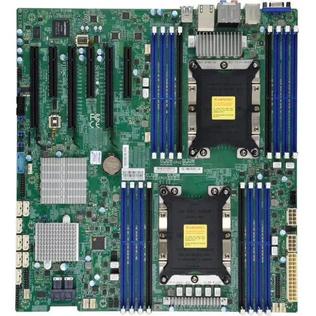 Supermicro MBD-X11DAC-O Workstation Motherboard - 2x Socket P LGA-3647 - Intel C621 - 16x DDR4 - RAID - 3x PCIe x16 - EATX