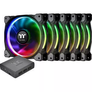 Thermaltake CL-F054-PL12SW-A Riing Plus 12 LED RGB Radiator Fan TT Premium Edition (5 Fan Pack)