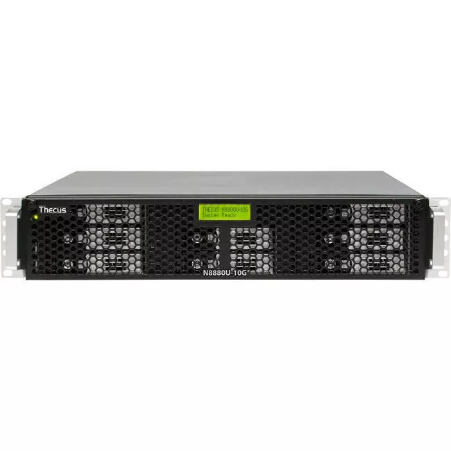 Thecus N8880U-10G Intel Core i3-2120 (3.3 GHz Dual Core),8 GB DDR3 ECC Memory SAN/NAS Server