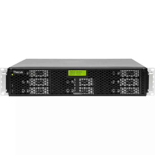 Thecus N8880U 8-Bay Diskless NAS Server - SATA 6Gb/s