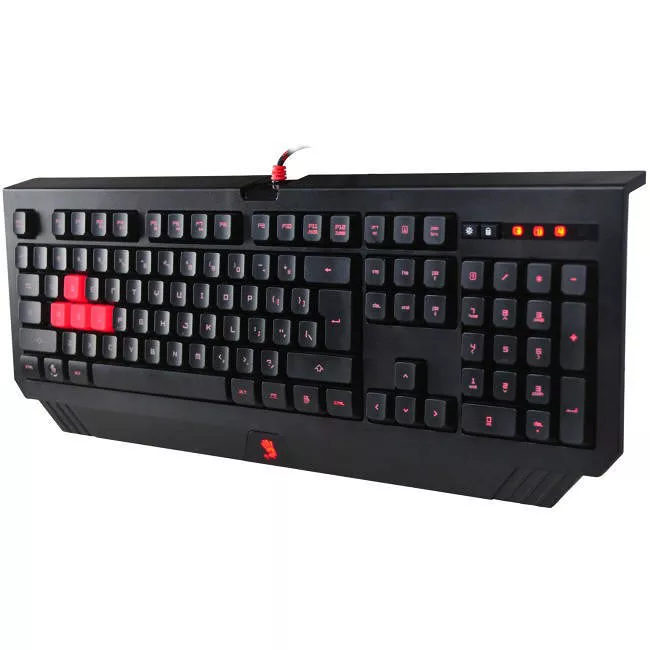 Bloody B120 Turbo Key Backlit Wired Gaming Keyboard, Water Resistant