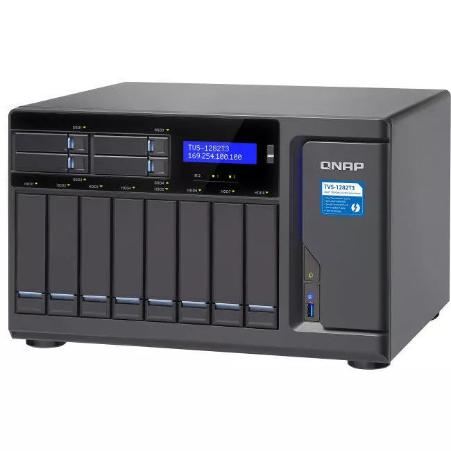QNAP TVS-1282T3-I7-32G Turbo vNAS TVS-1282T3 SAN/NAS/DAS Server