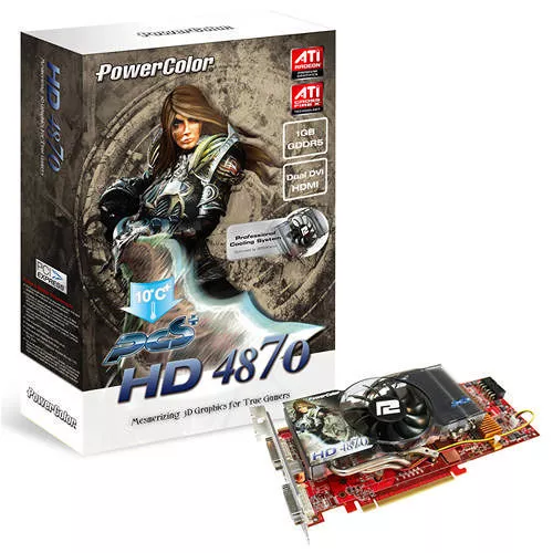 PowerColor AX4870 1GBD5 ATI Radeon 4870 Graphic Card - 1 GB GDDR5