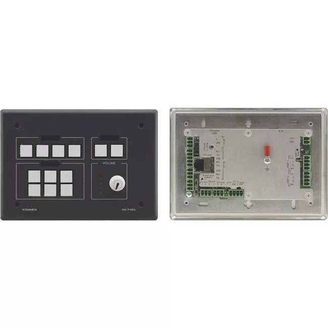 Kramer RC-74DL 12-Button Master Room Controller with Digital Volume Knob