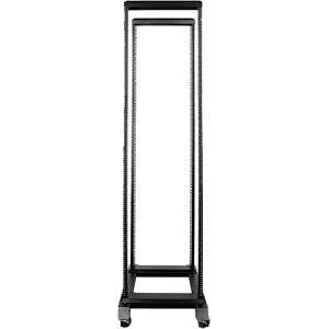 iStarUSA WO45AB-SFH25 45U 4 Post Open Frame Rack with 1U Tray