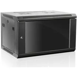 iStarUSA WM645-SFH25 6U 450mm Depth Wallmount Server Cabinet with 1U Supporting Tray