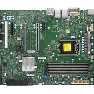 Supermicro MBD-X11SCA-O Workstation Motherboard - 1x Socket H4 LGA-1151 - Intel C246 - 4x DDR4 - RAID - 2x M.2 - 2x PCIe x16 - ATX