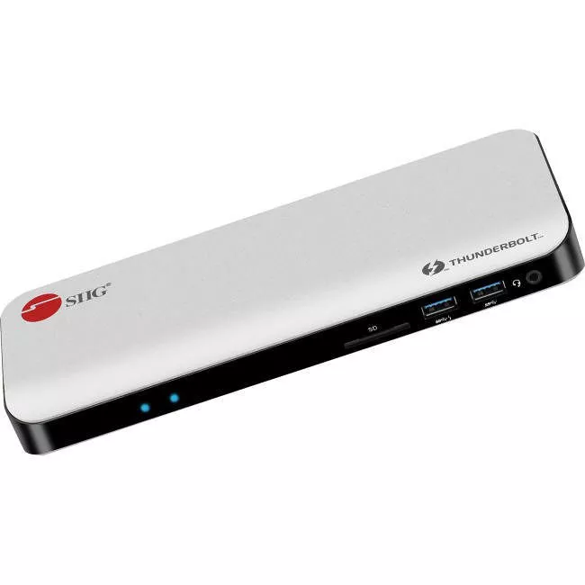 SIIG JU-DK0711-S1 Thunderbolt 3 Dual 4K Video Docking Station w/ Power Delivery