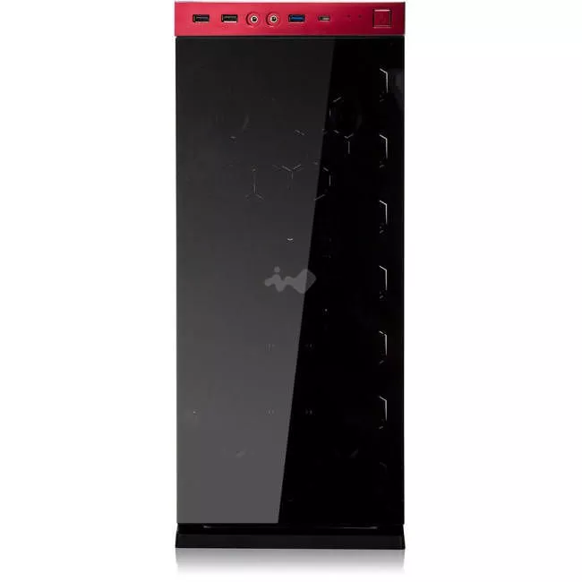 IN WIN 805 BLACK 805 ATX Chassis - Mid-tower - Black, Red