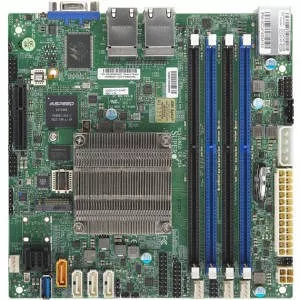 Supermicro MBD-A2SDI-4C-HLN4F-O Server Motherboard - Socket BGA-1310 - Intel 4x DDR4 - 1x M.2 - Mini ITX