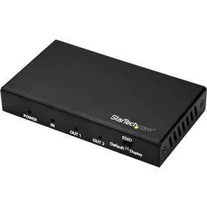 StarTech ST122HD202 2 Port HDMI Splitter - 4K 60Hz - 1x2 Way HDMI 2.0 Splitter - HDR