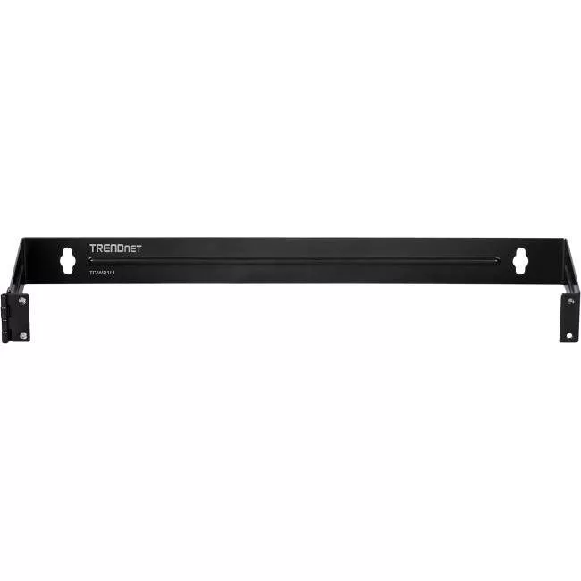 TRENDnet TC-WP1U 1U 19-inch Hinged Wall Mount Bracket for Patch Panels and PDU Power Strips, , Supports EIA-310, Steel Construction, Use with  TC-P24C6 & TC-P16C6 Patch Panels (sold separately)