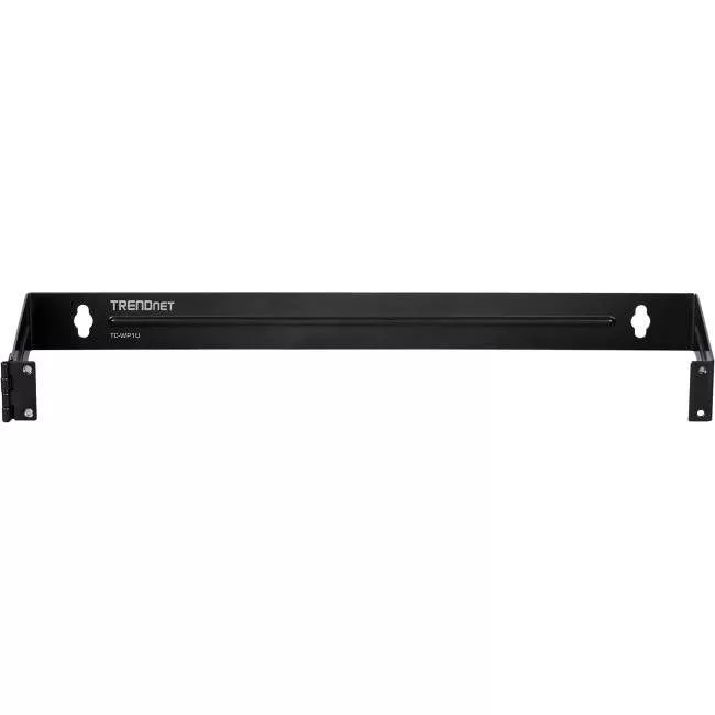 TRENDnet TC-WP1U 1U 19-inch Hinged Wall Mount Bracket for Patch Panels and PDU Power Strips, , Supports EIA-310, Steel Construction, Use with TC-P24C6 & TC-P16C6 Patch Panels (sold separately)