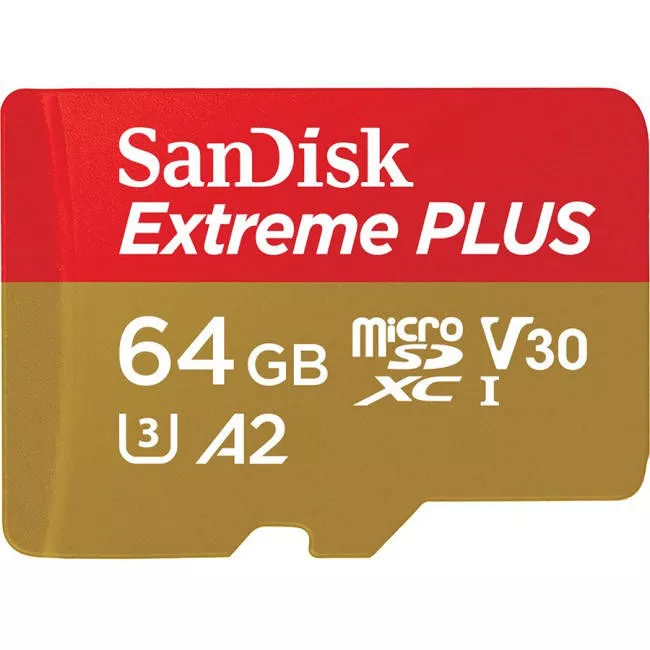 SanDisk SDSQXBZ-064G-ANCMA Extreme PLUS 64 GB microSDXC