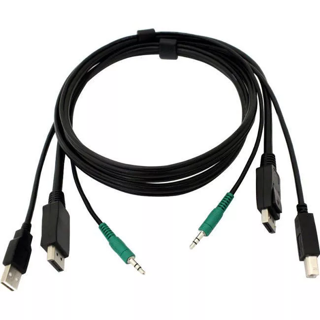 Black Box SKVMCBL-HDMI-06 HDMI KVM Cable - USB A-B, 3.5mm Audio, 6-ft. (1.8-m)