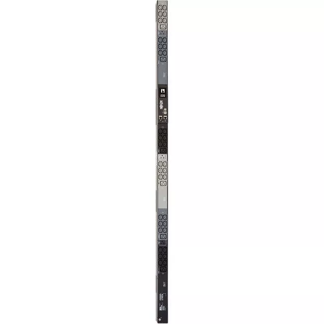 Tripp Lite PDU3EVN6L2120 PDU 5.8kW 208/120V 3PH Monitored PDU - LX Interface Gigabit 45 Outlets L21-20P Input LCD 1.8 m Cord 0U 1.8 m Height TAA