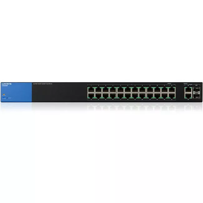 Linksys LGS326MP 26-Port Business Smart Gigabit PoE+ Switch - 384W