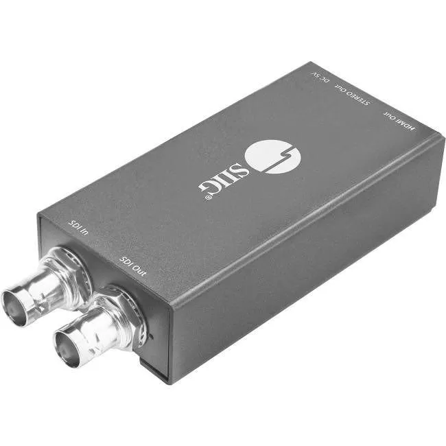 SIIG CE-SD0811-S1 3G/HD/SD-SDI to HDMI with Audio Extractor Mini Converter