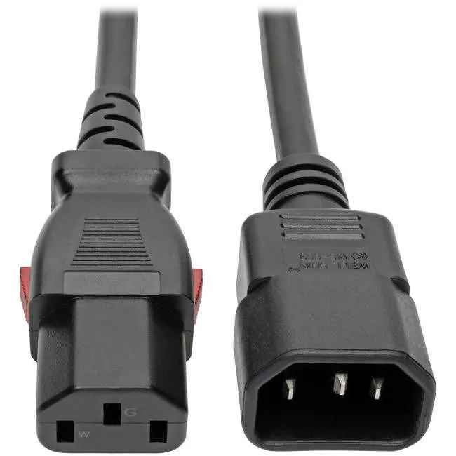 Tripp Lite P004-L04 Eaton Tripp Lite Series Power Extension Cord, Locking C13 to C14 PDU Style - 10A, 250V, 18 AWG, 4 ft. (1.22 m)