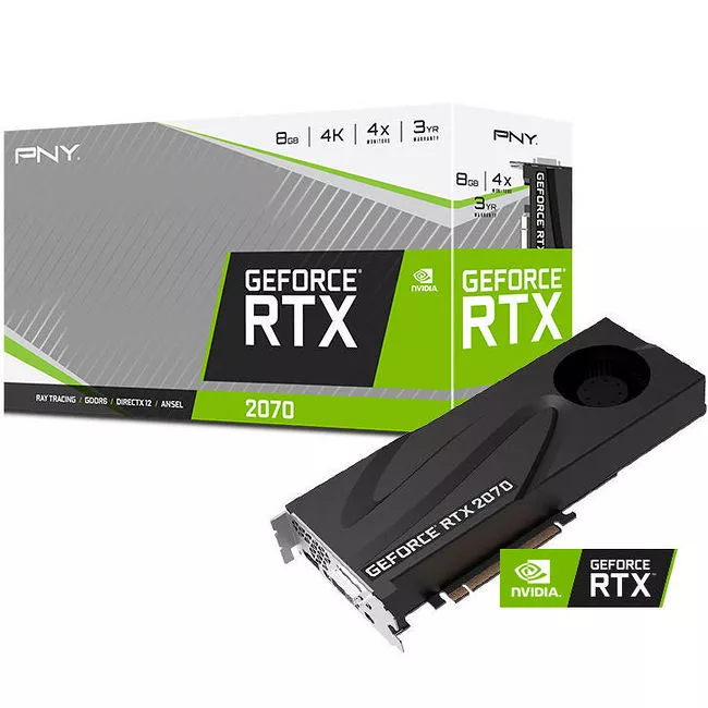 PNY VCG20708BLMPB GeForce RTX2070 Blower Graphic Card - 8GB