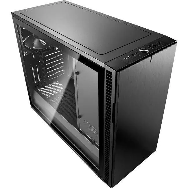Fractal Design FD-CA-DEF-R6C-BKO-TGL Define R6 USB-C - Tempered Glass Tower Computer Case, Blackout