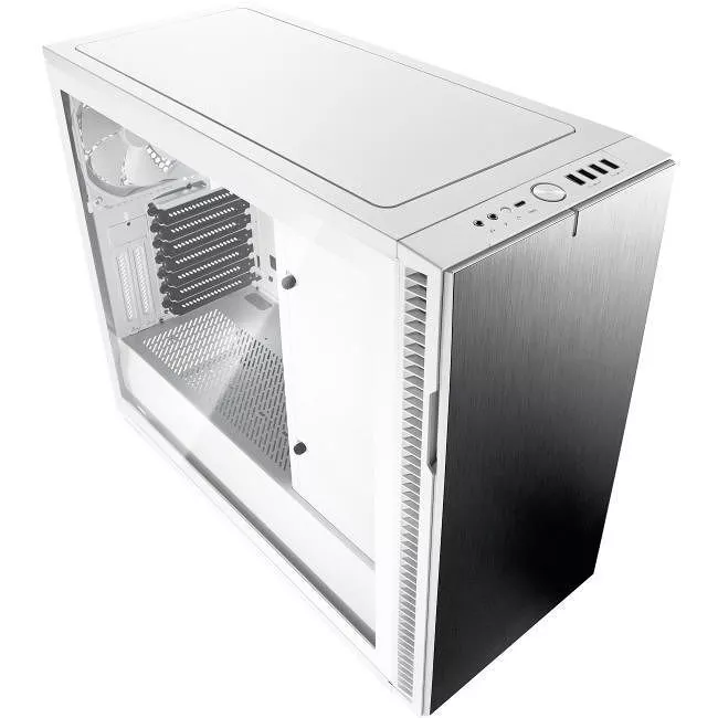 Fractal Design FD-CA-DEF-R6C-WT-TGC Define R6 USB-C - Tempered Glass Computer Case - Tower - White