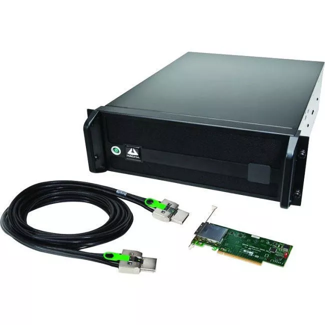 One Stop Systems EB16R-BX8-X8 16 Slot, 2 slots x16 Gen 2, 14 slots x8 Gen 2. PCIe to PCIe Expansion