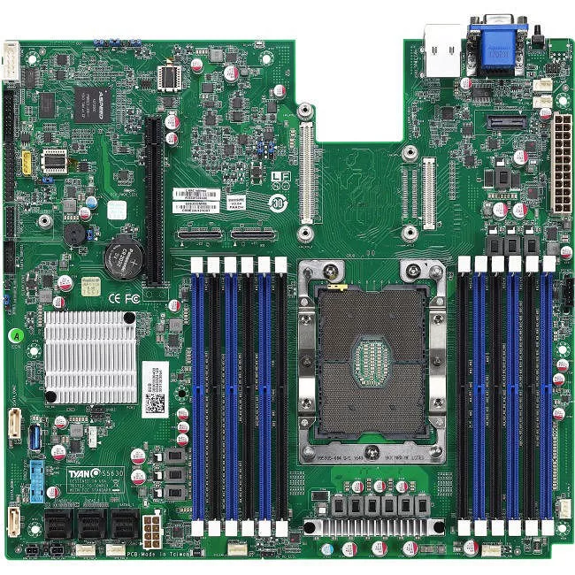MiTAC S5630GMRE-L2 Server Motherboard - 1x Socket P LGA-3647 - Intel C622 - 12x DDR4 - RAID - 1x PCIe x16 - SSI CEB